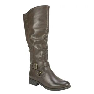 White Mountain Liona Tall Knee High Boot Burnished Smooth Size 7.5M, 8M, 8.5M,